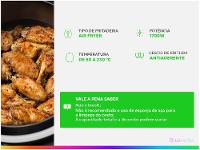 Air Fryer Wap Barbecue Preto e Cinza com Timer - 2