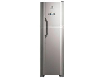 Geladeira/Refrigerador Electrolux Frost Free 371L Turbo Congelamento Duplex Cor Inox DFX44