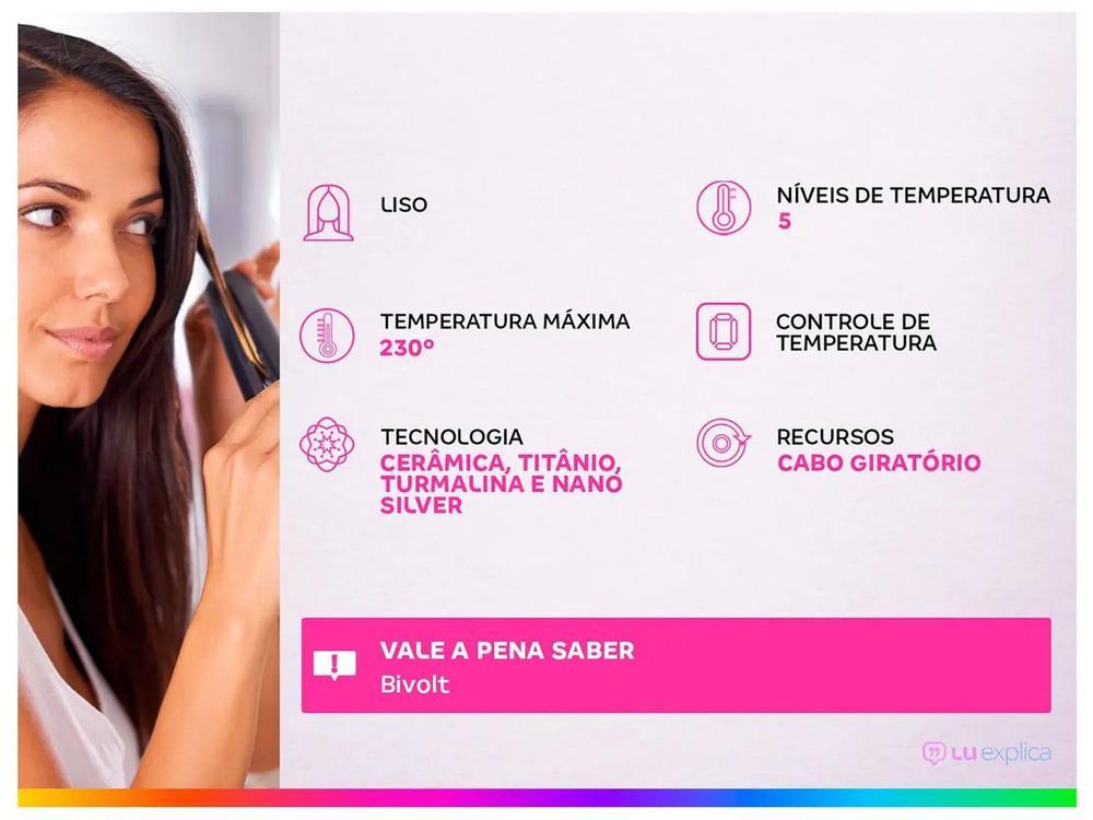 Chapinha / Prancha de Cabelo Mondial By Juliette - 2