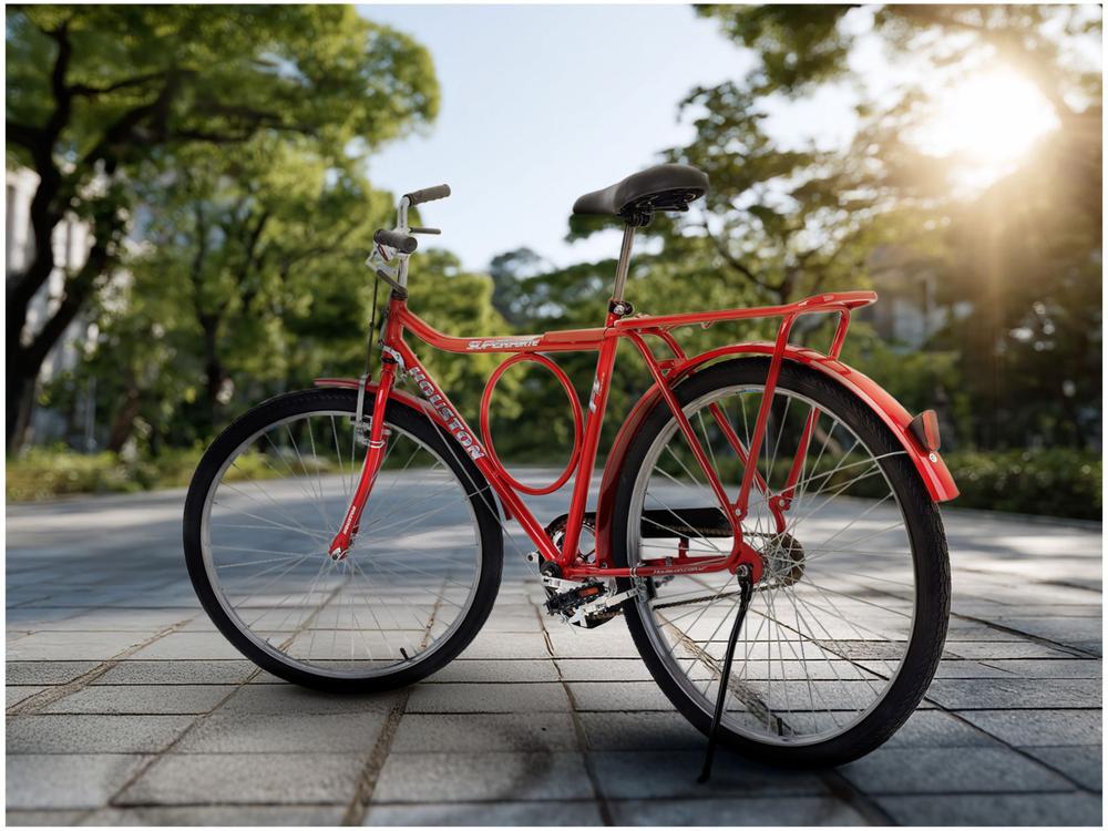 Bicicleta Aro 26 Houston Super Forte de Aço - 5