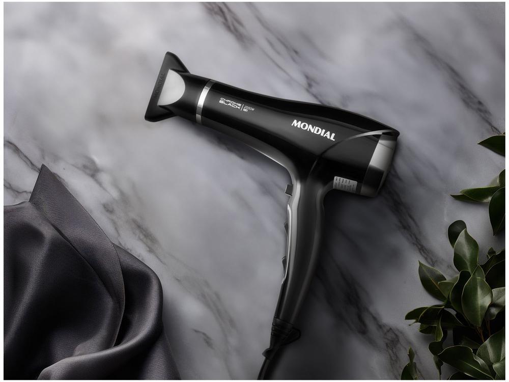 Secador de Cabelo Mondial Tourmaline Íon Preto - 3
