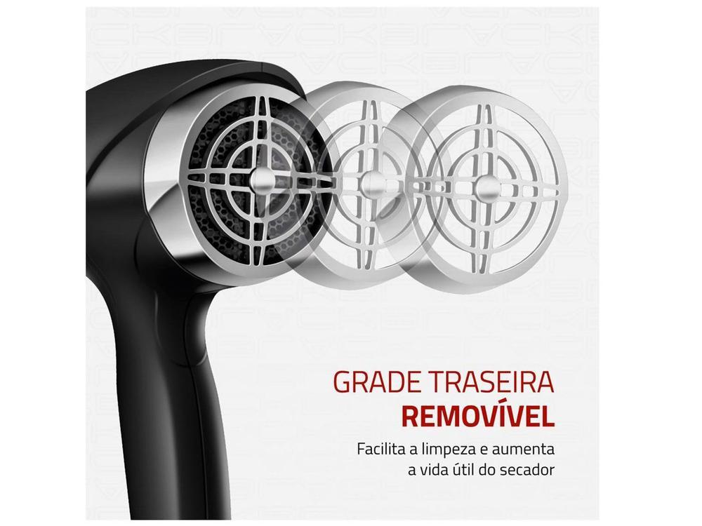 Secador de Cabelo Mondial Tourmaline Íon Preto - 9