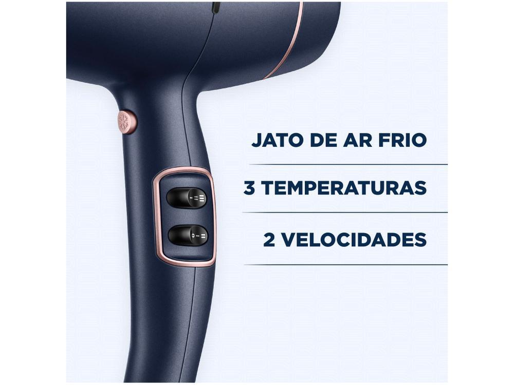 Secador de Cabelo Mondial Infrared Rosé e Azul - 17