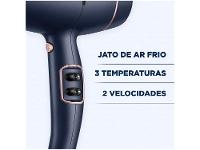 Secador de Cabelo Mondial Infrared Rosé e Azul - 17