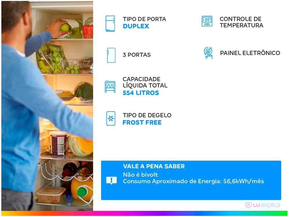 Geladeira Brastemp Frost Free French Door Branca 554L BRO85AB - 2