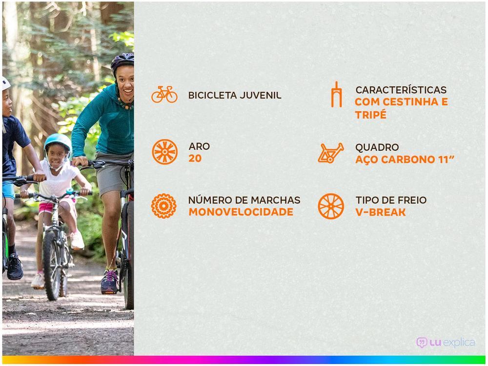 Bicicleta Infantil Aro 20 Houston Bixy  - 2