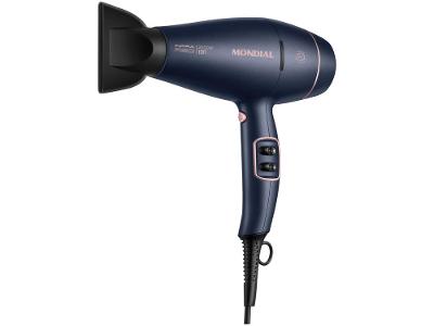 Secador de Cabelo Mondial Infrared Rosé e Azul 2000W 2 Velocidades SCP-01-IR