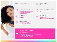 Secador de Cabelo Mondial Keratin Grafite e Rosé - 12