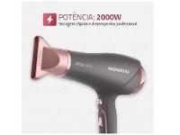 Secador de Cabelo Mondial Keratin Grafite e Rosé - 13