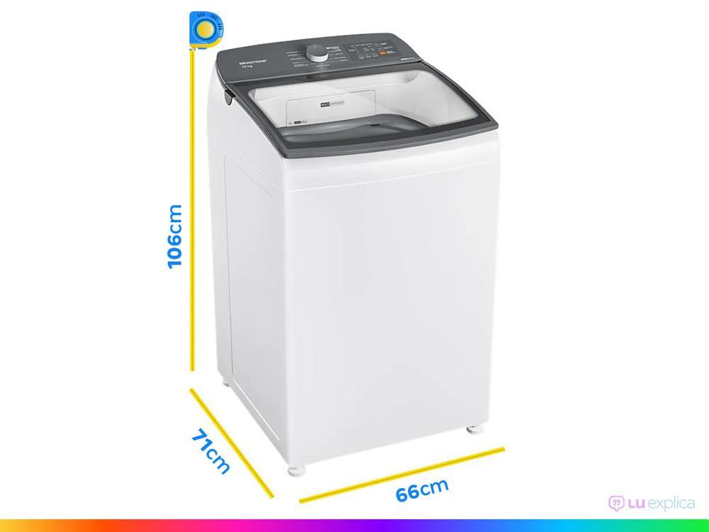 Lavadora de Roupas Brastemp 15kg Cesto Inox - 4