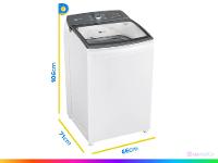 Lavadora de Roupas Brastemp 15kg Cesto Inox