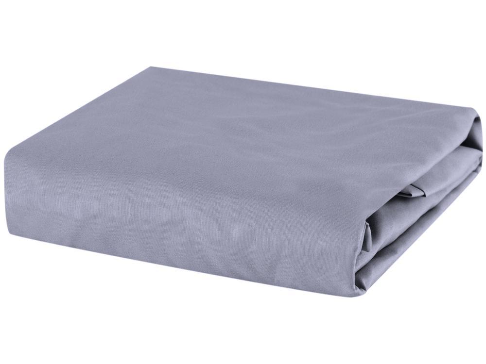 Jogo de Cama Queen 100% Poliéster Marcelino Têxtil Hypercal Cinza 3 Peças - 9