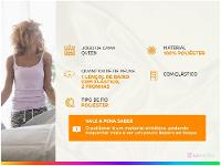 Jogo de Cama Queen 100% Poliéster Marcelino Têxtil Hypercal Preto 3 Peças - 7