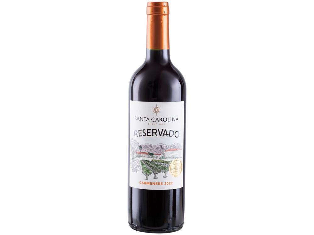 Vinho Tinto Seco Santa Carolina Reservado Carmenere Chile 750ml - 1