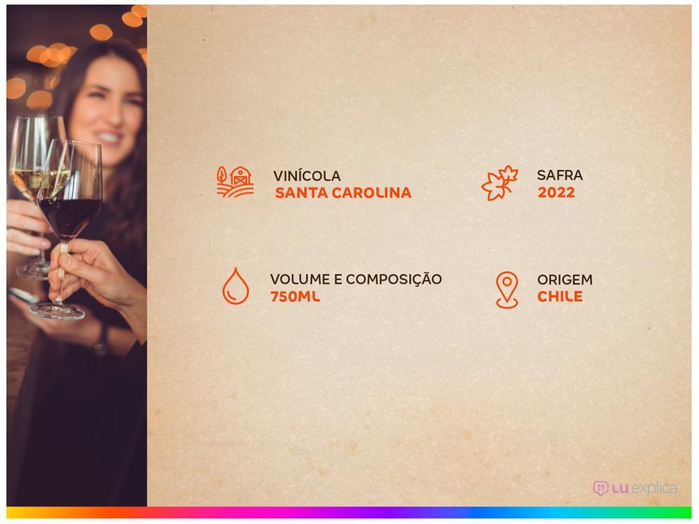 Vinho Tinto Seco Santa Carolina Reservado Carmenere Chile 750ml - 10