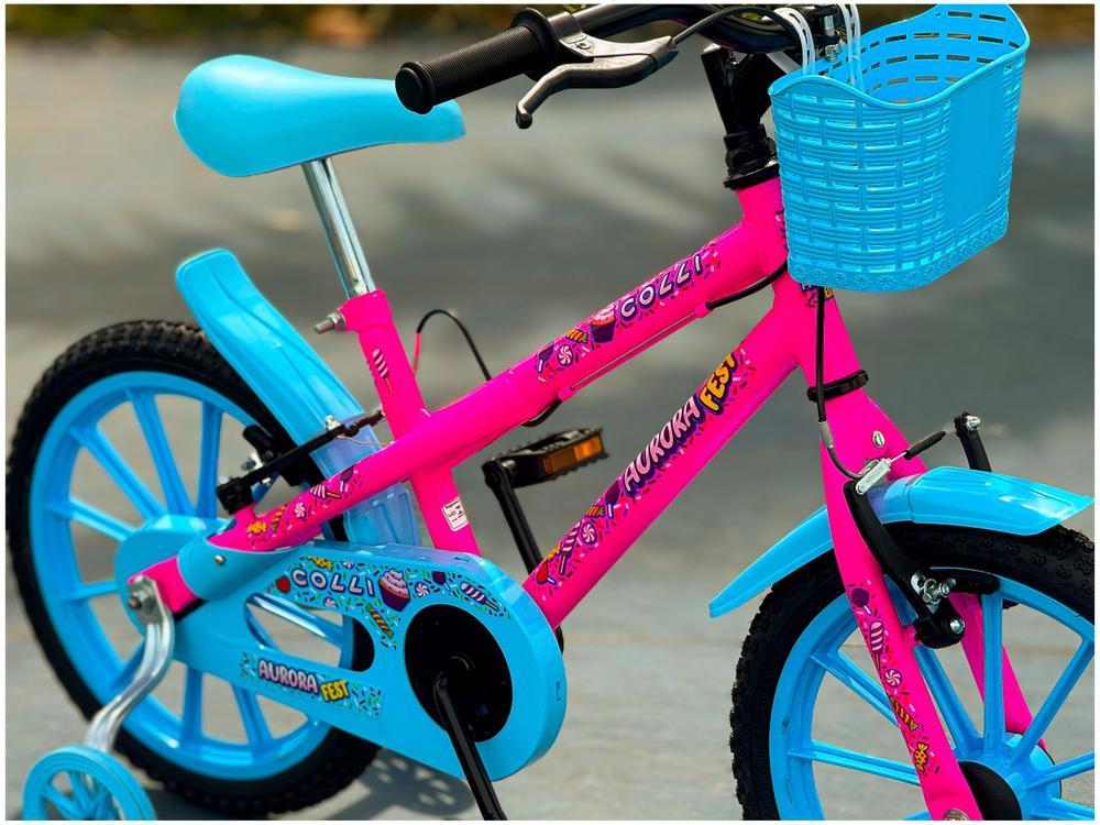 Bicicleta Infantil Aro 16 Colli Aurora Fest  - 7
