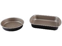 Conjunto de Assadeiras de Alumínio Antiaderente Tramontina Brasil 2 Peças - 1