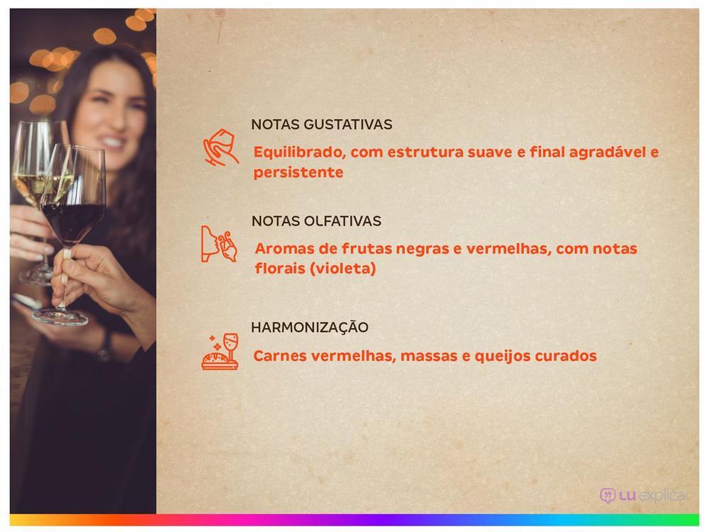 Vinho Tinto Seco Santa Carolina Reservado Malbec Chile 750ml - 5