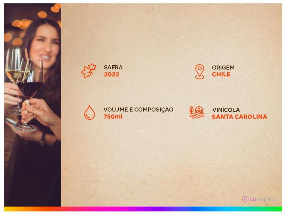Vinho Tinto Meio Seco Santa Carolina Reservado Cabernet Sauvignon Chile 750ml - 10