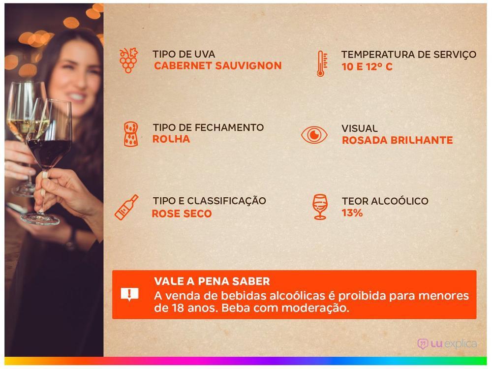 Vinho Rose Seco Santa Carolina Reservado Chile 750ml - 3