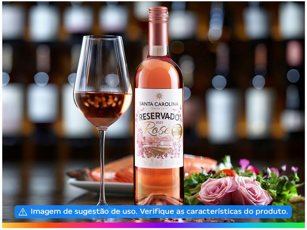 Vinho Rose Seco Santa Carolina Reservado Chile 750ml - 6
