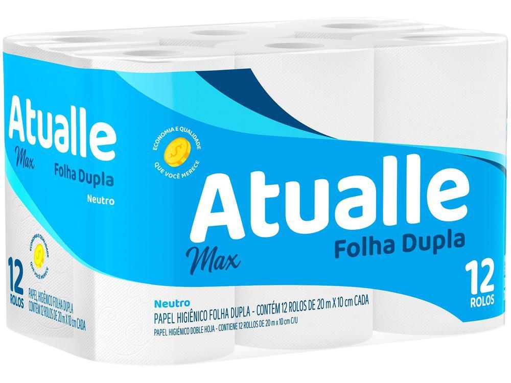Papel Higiênico Folha Dupla Mili Atualle Max 12 Rolos 20m - 4
