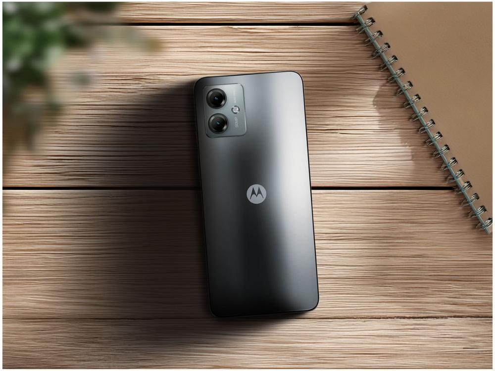 Smartphone Motorola Moto G14 128GB Grafite 4G Octa-Core 4 GB RAM 6,5" Câm. Dupla + Selfie 8MP Dual Nano SIM - 5