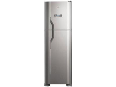 Geladeira/Refrigerador Electrolux Frost Free 371L Turbo Congelamento Duplex Cor Inox DFX44