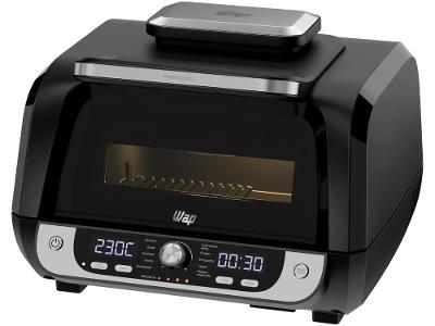 Air Fryer Wap Barbecue Preto e Cinza com Timer