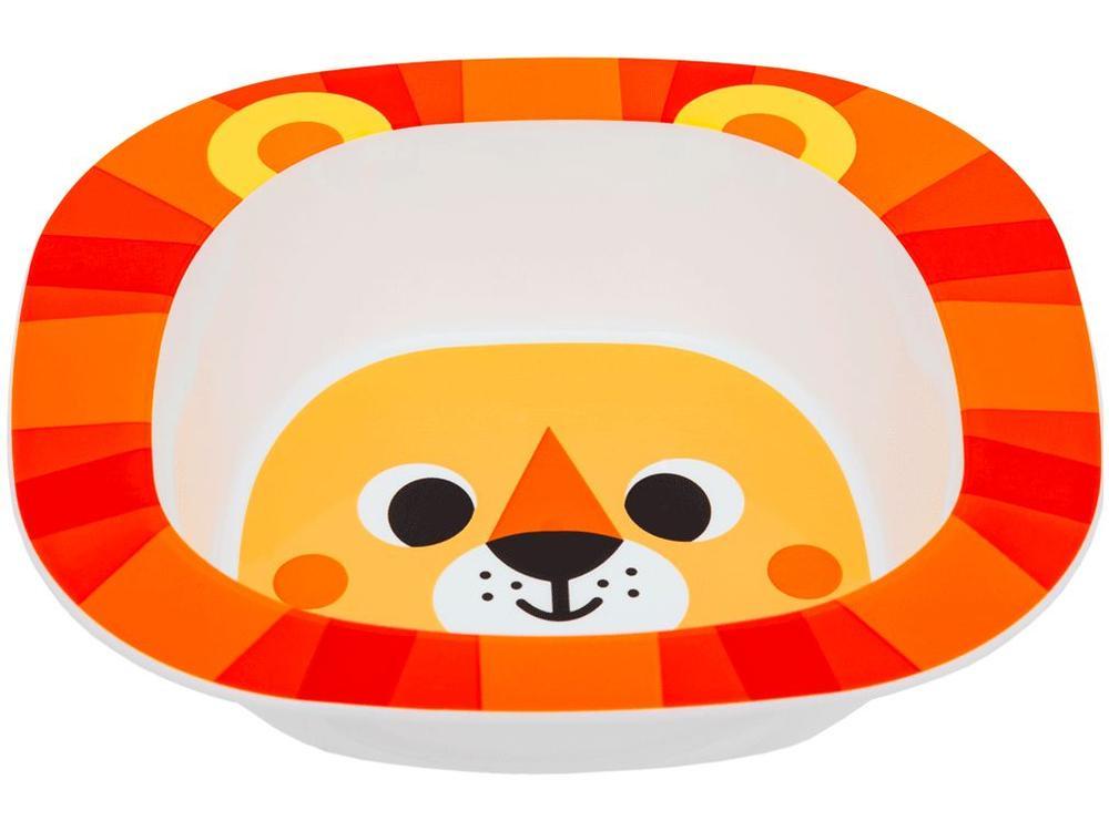 Kit Refeição Infantil Buba Zoo Leão 3 Peças Laranja - 6