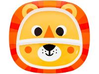 Kit Refeição Infantil Buba Zoo Leão 3 Peças Laranja - 3