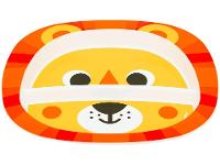 Kit Refeição Infantil Buba Zoo Leão 3 Peças Laranja - 5