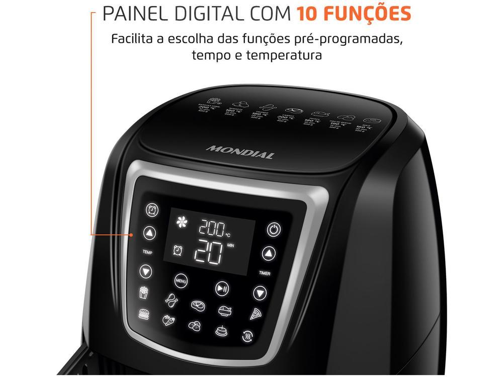 Air Fryer Mondial Family AFN-40-DI Preto 4L - 12