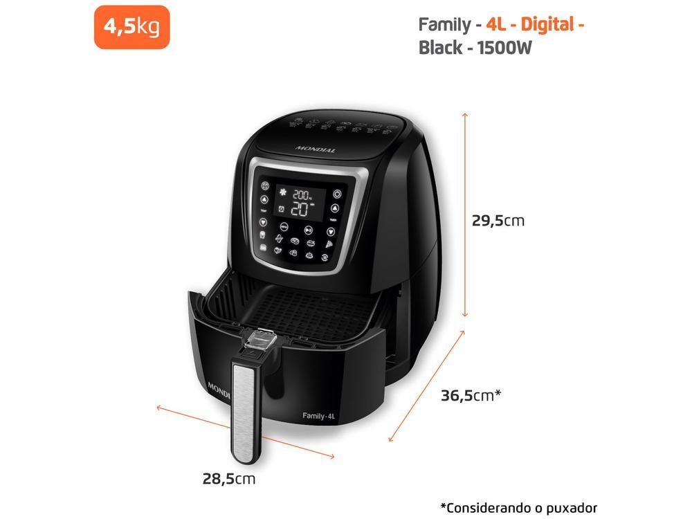 Air Fryer Mondial Family AFN-40-DI Preto 4L - 17