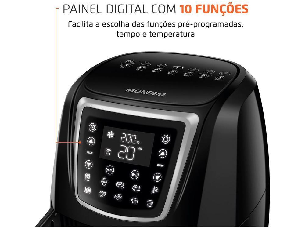 Air Fryer Mondial Family AFN-40-DI Preto 4L - 6