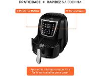 Air Fryer Mondial Family AFN-40-DI Preto 4L - 16
