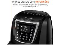 Air Fryer Mondial Family AFN-40-DI Preto 4L - 6