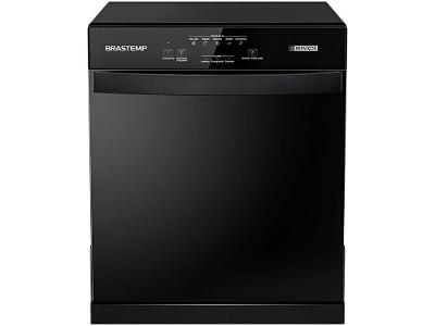 Lava-Louças Brastemp 08 Serviços BLF08AE Quente Preta