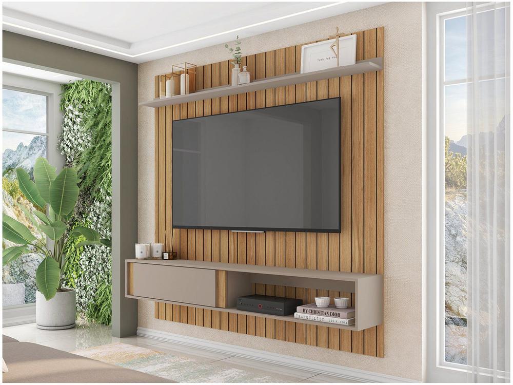 Painel para TV até 65" Caemmun Boreal 1.8 1 Prateleira - 10