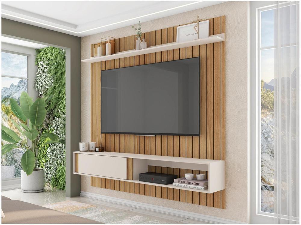 Painel para TV até 65" Caemmun Boreal 1.8 1 Prateleira - 11