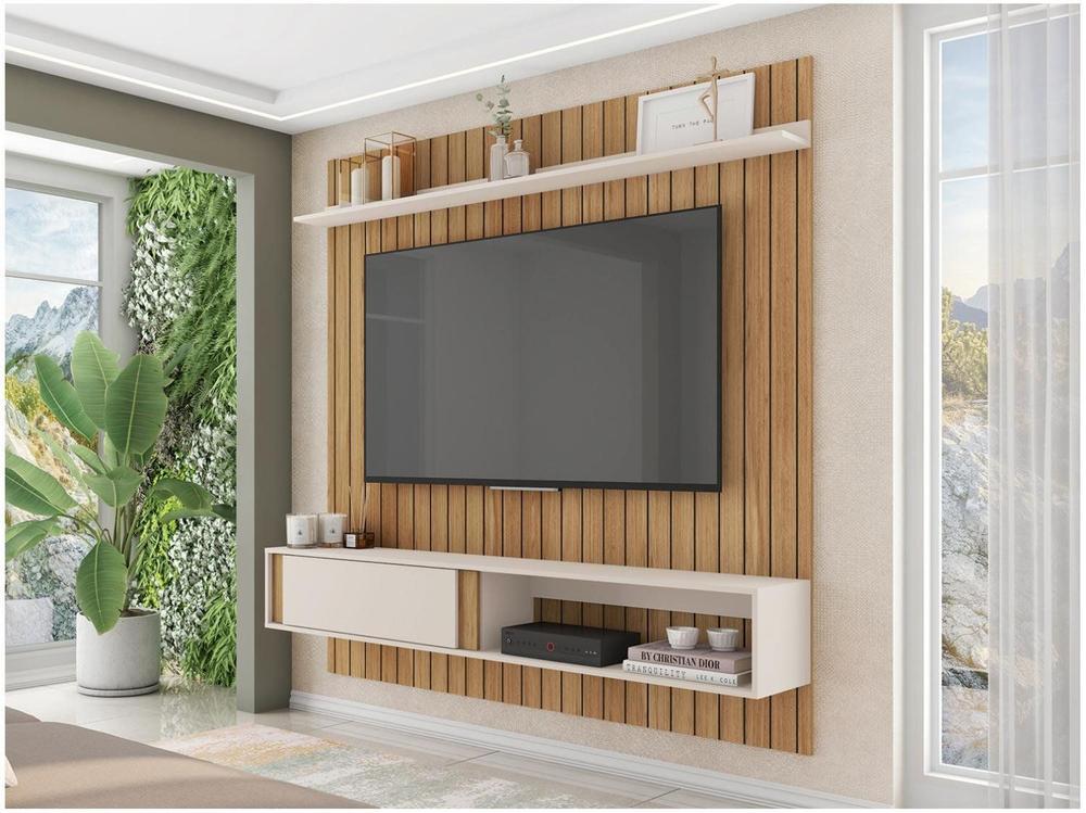 Painel para TV até 65" Caemmun Boreal 1.8 1 Prateleira - 6
