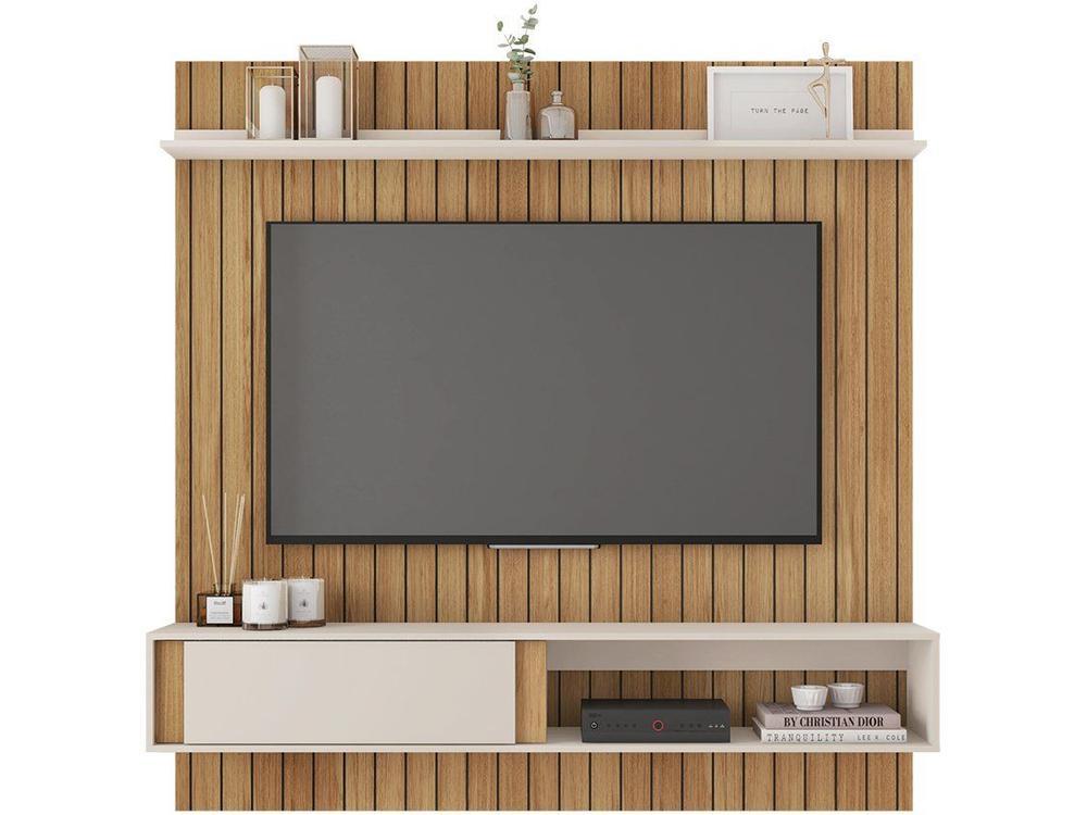 Painel para TV até 65" Caemmun Boreal 1.8 1 Prateleira - 8