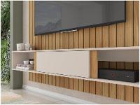 Painel para TV até 65" Caemmun Boreal 1.8 1 Prateleira - 10