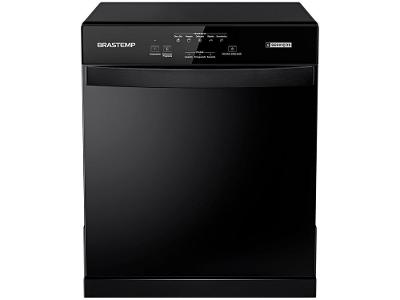Lava-Louças Brastemp 08 Serviços BLF08AE Quente Preta