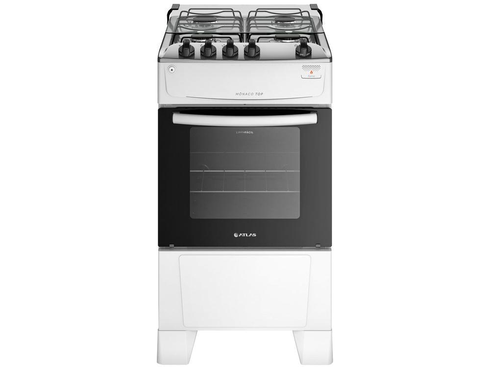 Fogão 4 Bocas Atlas Branco Mônaco Top - 5