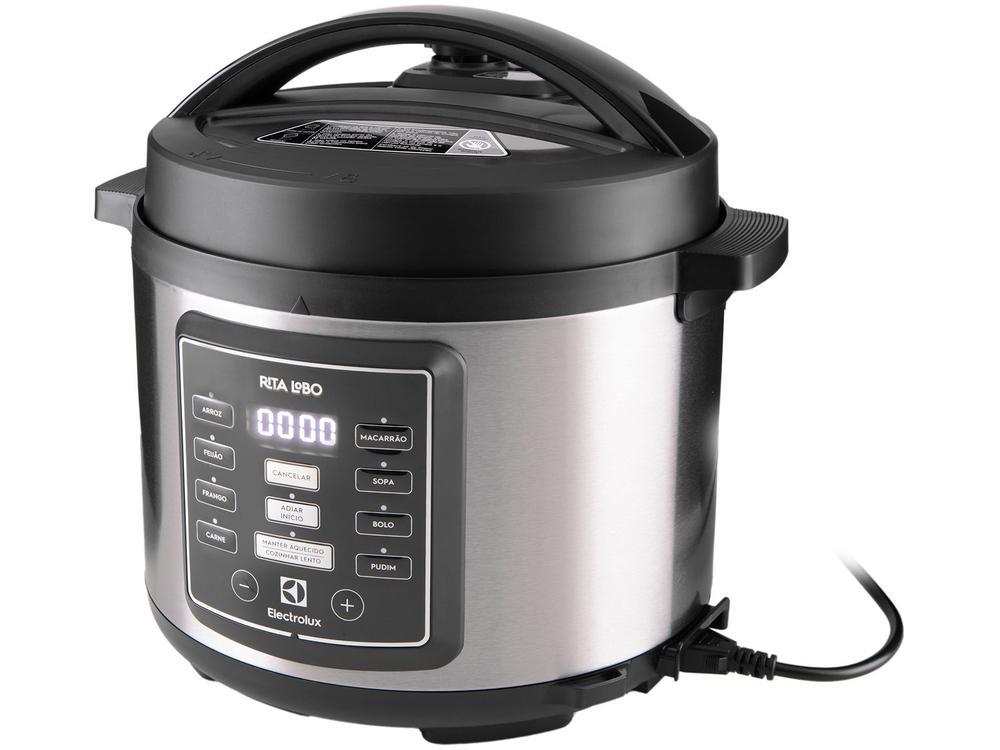 Panela de Pressão Elétrica Electrolux 5L Inox 1000W Experience Rita Lobo PCC15 - 6
