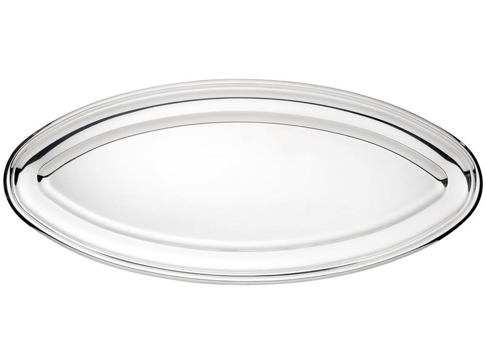 Travessa de Inox Oval 30,5x3x70cm Wolff Liso - 10