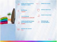 Ferro de Passar Roupa a Vapor e a Seco Electrolux Experience Care ESI51 Verde Claro - 2