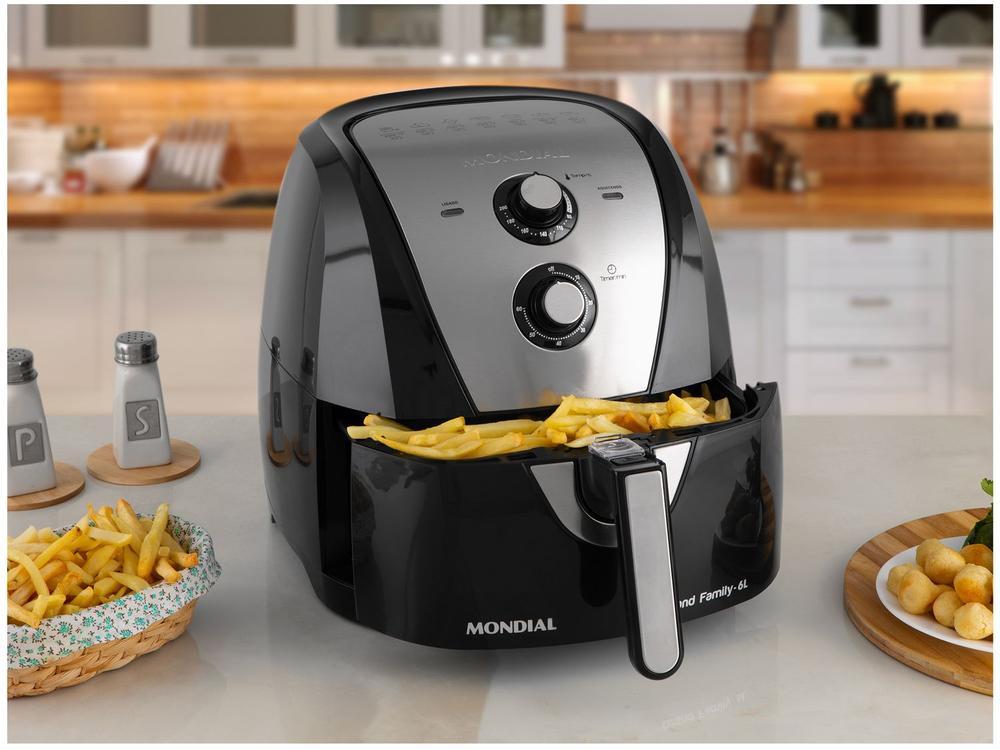 Air Fryer Mondial Grand Family AFN-60-BI Preta 6L - 11