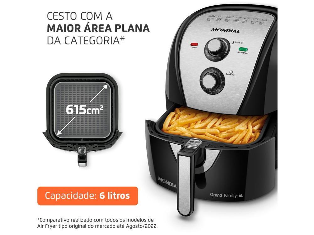 Air Fryer Mondial Grand Family AFN-60-BI Preta 6L - 20